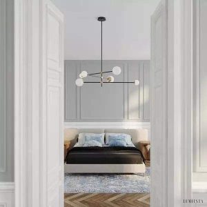 Lampa wisząca SI w stylu nowoczesnym z ręcznie dmuchanym szkłem