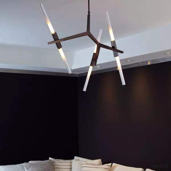 Lampa wisząca Agnes w nowoczesnym stylu z modułowym designem