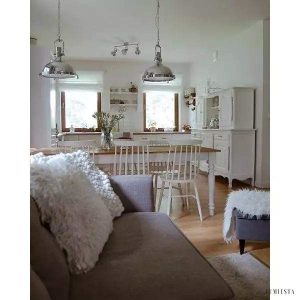 Metalowa lampa wisząca industrialna w stylu country