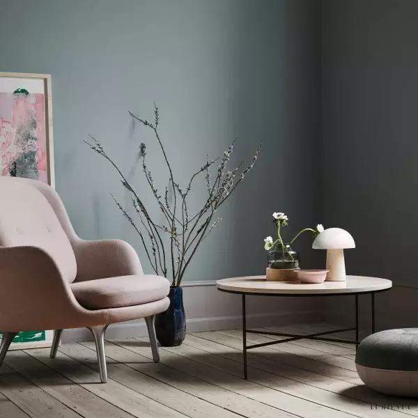 Stylowa lampa stołowa Night Owl w kształcie grzyba