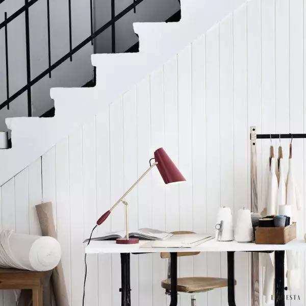 Lampa stołowa Birdy nowoczesny design z metalowym wykończeniem