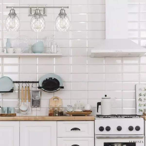 image_4-611.jpg Nowoczesna lampa ścienna metalowa z trzema szklanymi kloszami