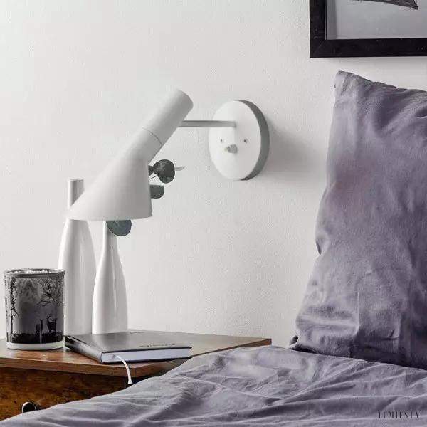 Lampa ścienna metalowa asymetryczna styl skandynawski