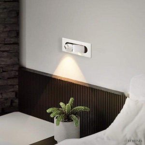 Lampka nocna LED Digit z ruchomą głowicą ścienna