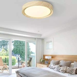 Vintage Okrągła Lampa LED sufitowa w stylu skandynawskim