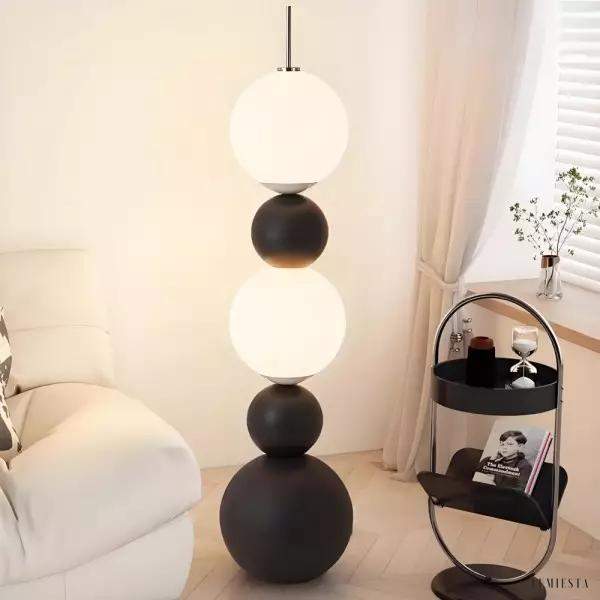 Nowoczesna minimalistyczna lampa podłogowa Molecular Ball