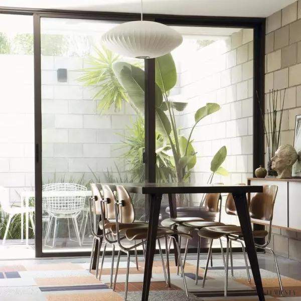 Lampa Wisząca Bib z geometrycznym wzorem krzyżowym