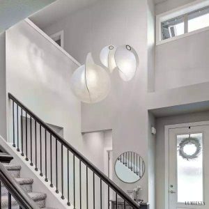 Lampa Wisząca Full Nowoczesny Design z Kształtem Pierścieni