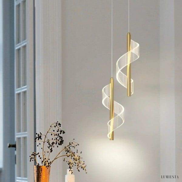 Rilia - Nowoczesna Spiralna Lampa Wisząca