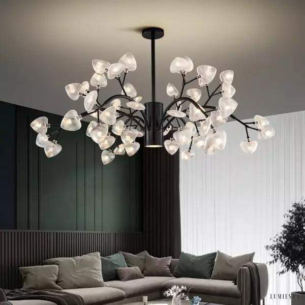 Lampa wisząca HEART w kształcie serca z metalowymi ramionami