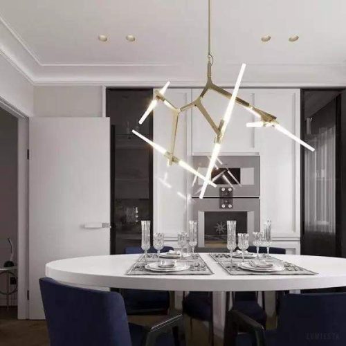 Lampa wisząca Agnes w nowoczesnym stylu z modułowym designem