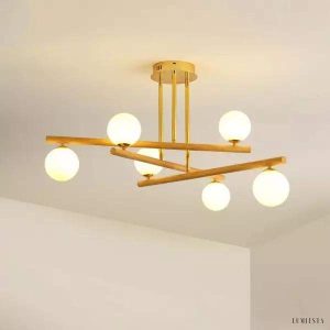 Lampa wisząca Japonia ZEN Chandelier w stylu skandynawskim