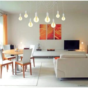 Lampa sufitowa typu Spider nowoczesna industrialna z regulacją