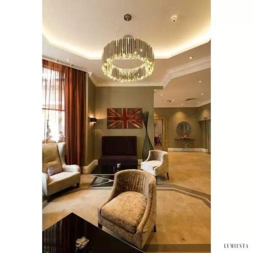 Lampa sufitowa Facet metalowa z efektem LED styl nowoczesny