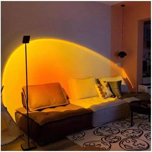 Lampa LED Sunset Stylowa lampa dla romantycznego wnętrza