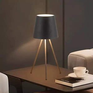 Lampka stołowa z nogami styl minimalistyczny z dimmerem dotykowym