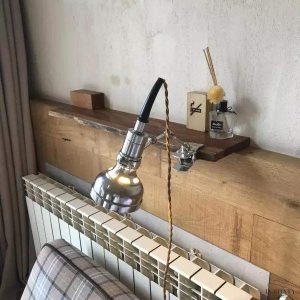 Retro lampa klipsowa industrialna w stylu retro