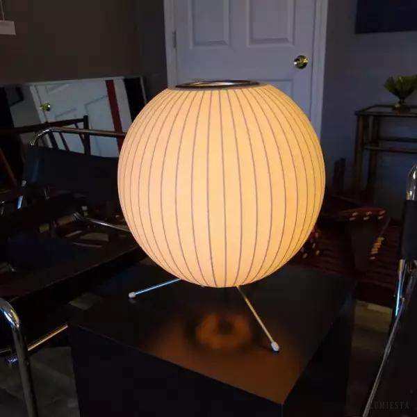 Lampa stołowa Nelson z zestawem trójnogów w stylu bąbelkowym