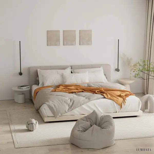 Nowoczesna czarna lampa ścienna LED w minimalistycznym stylu