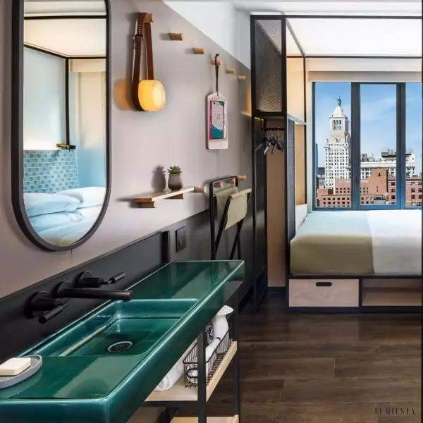 Nowoczesna lampa ścienna sufitowa Crisp w stylu ekologicznym