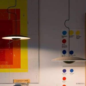 Oke - Nowoczesna lampa wisząca z dużym kloszem