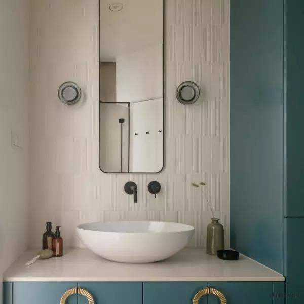 Stylowa lampa ścienna Roc w kształcie skały z LED