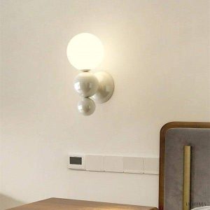 Lampa Ścienna Globe Bubble kinkiet metalowy ściemniany wielokolorowy styl skandynawski