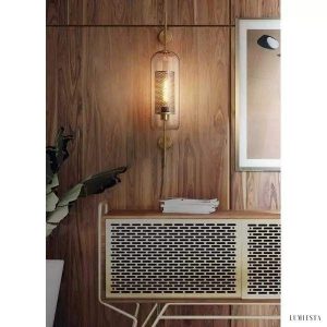 Lampa Ścienna Chiswick Glass Stylowa Szklana Kapsułka