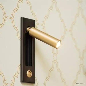 Lampa LED do czytania z regulowanym ramieniem ścienna