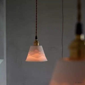 Lampa wisząca Mountain Shadow w stylu japońskim