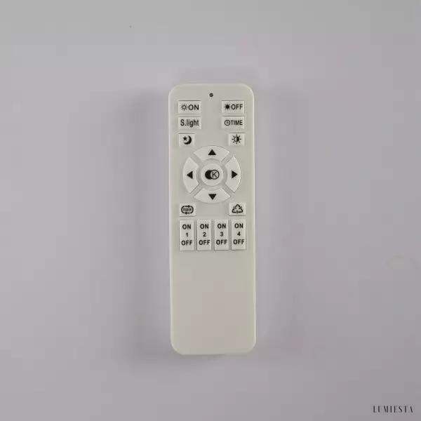 Nowoczesna lampa sufitowa LED w kształcie pierścieni 80 cm