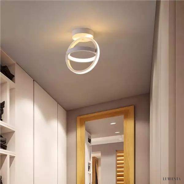 Lampa sufitowa Nordic z geometrycznym wzorem i dimmerem