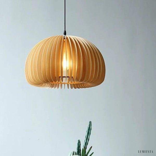 image_5-86.jpg Drewniana Lampa Wisząca Dynia w Stylu Rustykalnym Elegancji