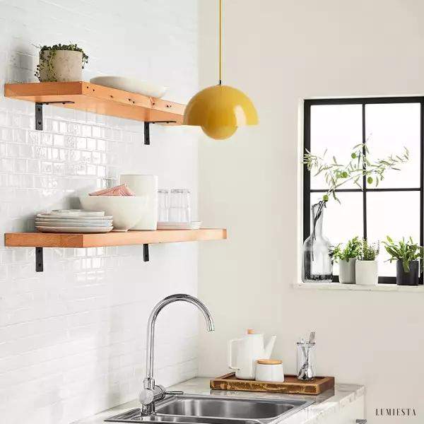 Lampa wisząca Kwiatowa w kształcie półkuli w różnych kolorach