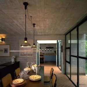 Lampa wisząca Frisbi stylowa okrągła 60 cm czarna nikiel