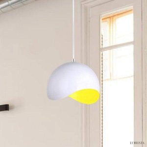 Nowoczesna lampa wisząca kuli eggshell w stylu minimalistycznym