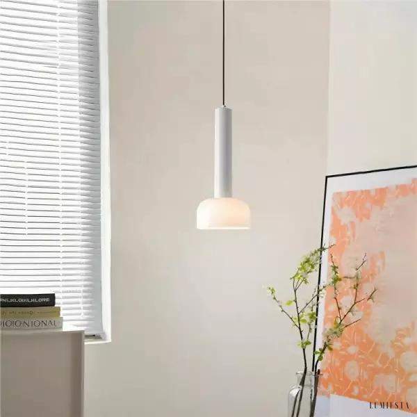 image_6-147.jpg Nowoczesna włoska lampa wisząca minimalistyczna z kloszem szklanym