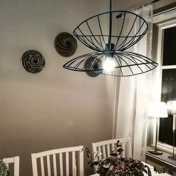 Ray Metalowa Wisząca Lampa z Oryginalnym Kształtem