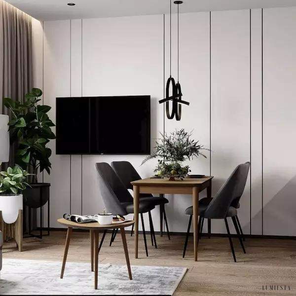 Lampa wisząca Moon inspirowana księżycem elegancka oprawa