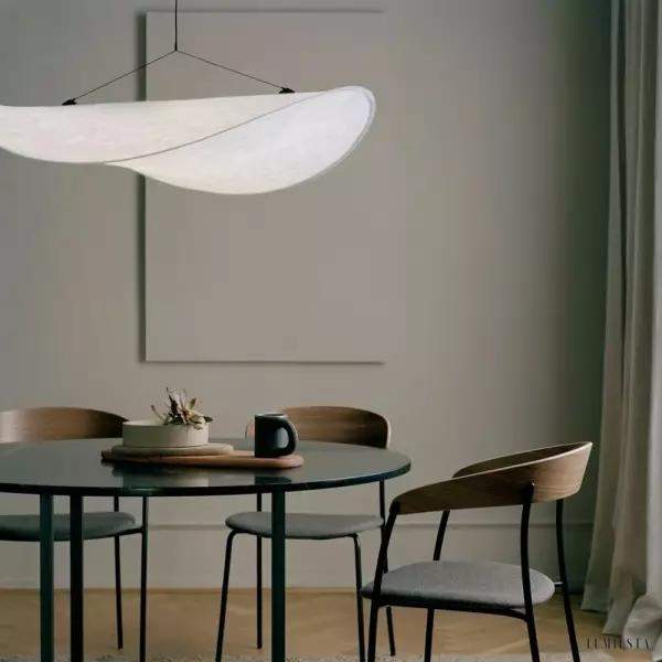 Lampa Wisząca Cloudy w Kształcie Chmury z Ekologicznych Materiałów