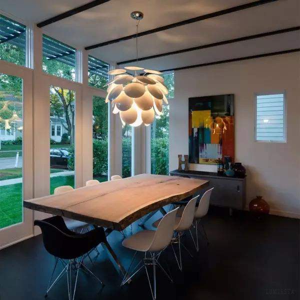 Lampa wisząca Lumi nowoczesny design z okrągłymi tarczami