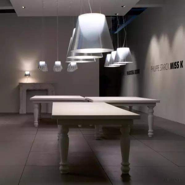 Lampa wisząca Tabi z półprzezroczystym kloszem LED