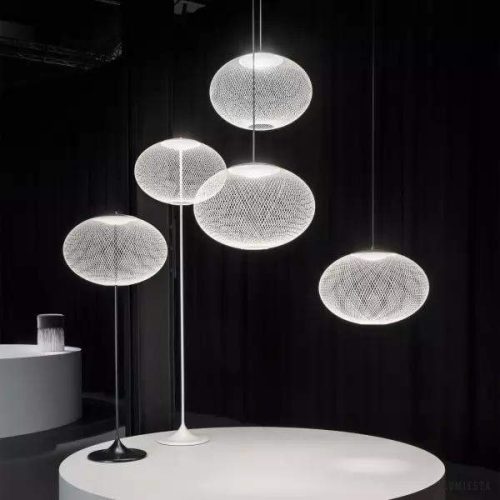 Lampa Wisząca Mesh Minimalistyczny Żyrandol w Kształcie Bańki