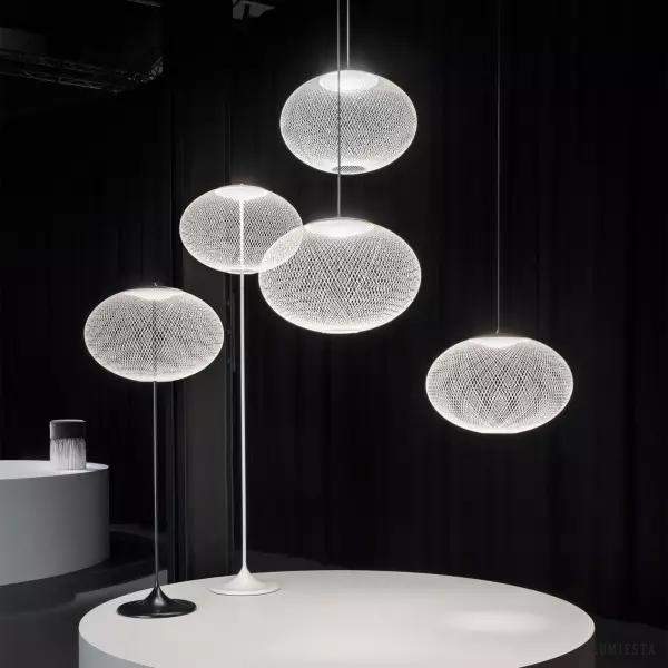 Lampa Wisząca Mesh Minimalistyczny Żyrandol w Kształcie Bańki