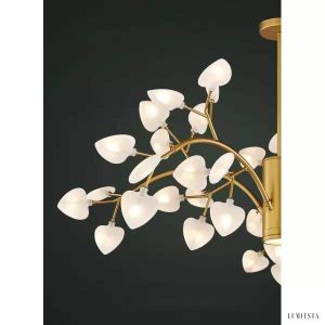 Lampa wisząca HEART w kształcie serca z metalowymi ramionami