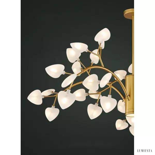 Lampa wisząca HEART w kształcie serca z metalowymi ramionami