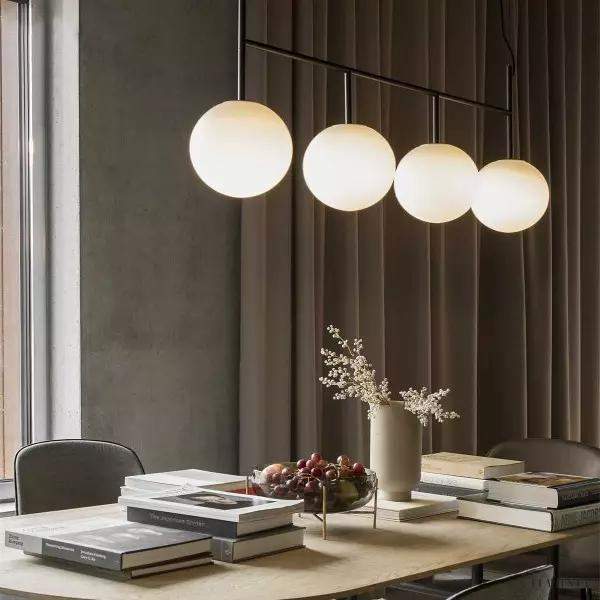 Lampa wisząca Lappio z opalowym szkłem w stylu nowoczesnym