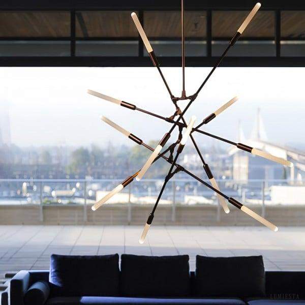 Lampa wisząca Dori w nowoczesnym stylu z modulowanym designem