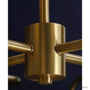 Lampa sufitowa kryształowa w stylu minimalistycznym