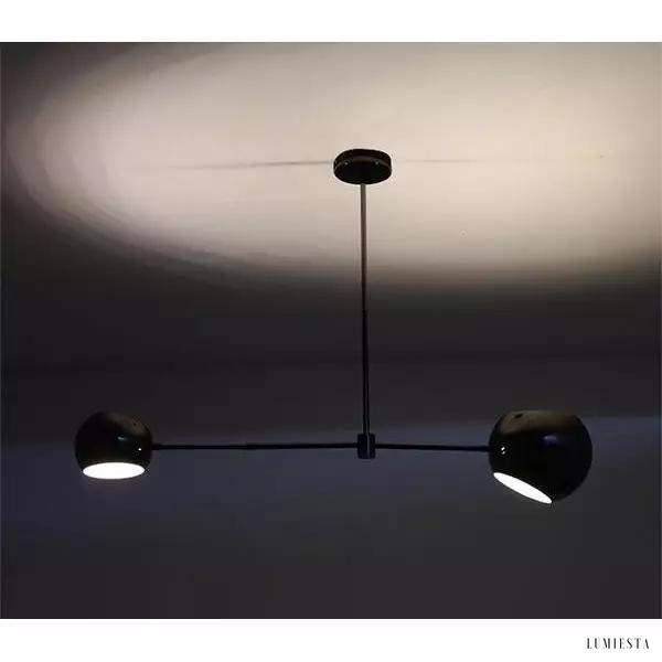 Lampa wisząca Acaba w nowoczesnym stylu czarna 40W